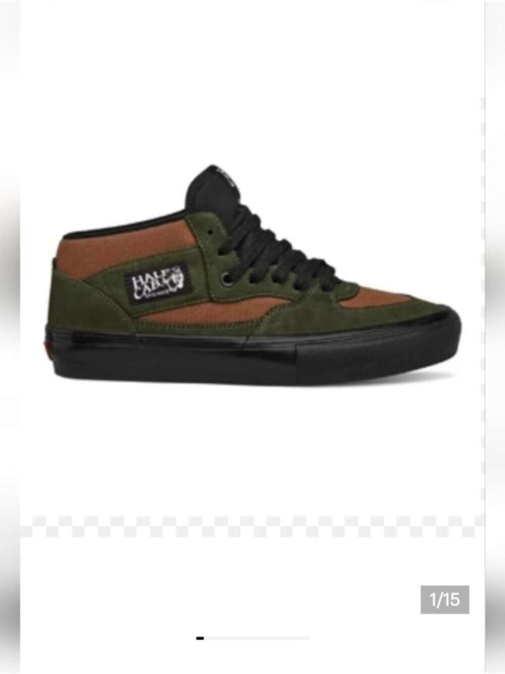 Vans Skate shoe Half Cab - Beef/Broccoli Size 4.5